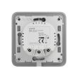 Выключатель  двухклавишный Ajax LightSwitch 2-gang устричный