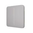 Выключатель  двухклавишный Ajax LightSwitch 2-gang дымчатый