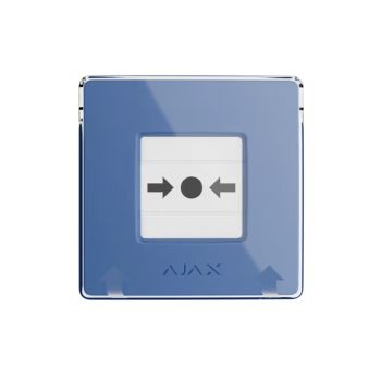 Кнопка активації пожежної тривоги Ajax Manual Call Point blue