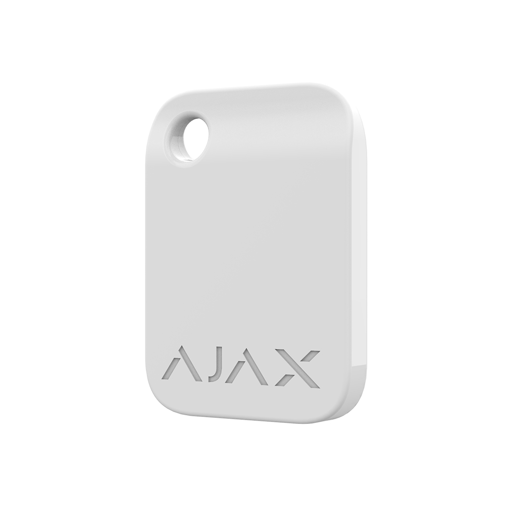 Бесконтактный брелок управления охраной Ajax Tag white (100pcs)