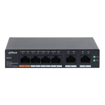 4-портовий керований PoE комутатор Dahua DH-CS4006-4ET-60