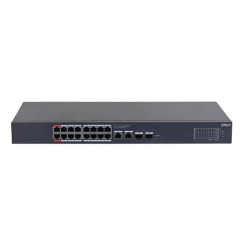 Коммутаторы Dahua - 16-портовый управляемый PoE коммутатор Dahua DH-CS4220-16GT-190