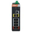 10-портовий гігабітний промисловий комутатор з 8-портовим PoE Dahua DH-PFS4210-8GT-DP