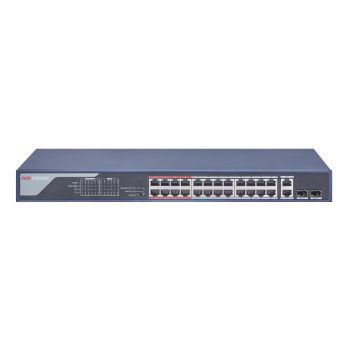 Комутатори Hikvision - 24-портовий керований PoE комутатор Hikvision DS-3E0326P-E(C)
