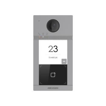 2 МП IP вызывная панель Hikvision DS-KV8113-WME1(B)/Flush