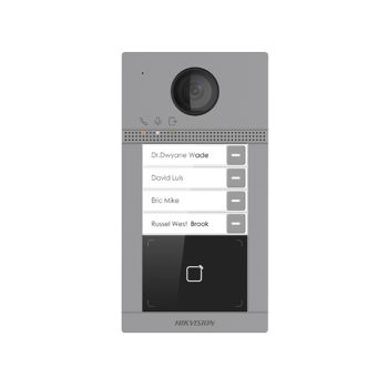 Вызывная Wi-Fi панель Hikvision DS-KV8413-WME1(B)/Flush