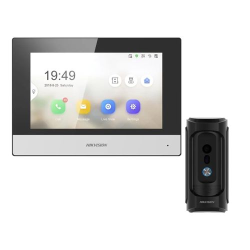 Комплект видеодомофонов Hikvision - Комплект домофон Hikvision DS-KH6320-WTE1 + вызывная панель DS-KB8113-IME1(B)