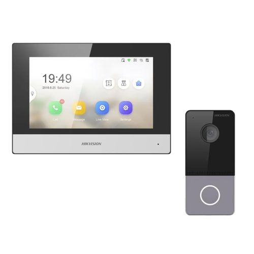 Комплекты домофонов Hikvision - Комплект домофон Hikvision DS-KH6320-WTE1 + вызывная панель DS-KV6103-PE1(С)