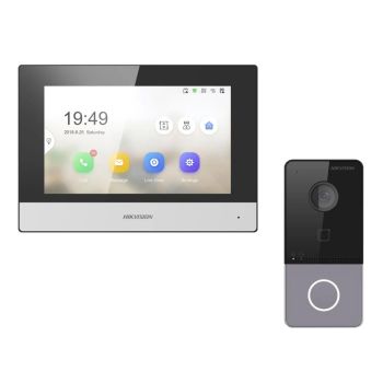 Комплект домофон Hikvision DS-KH6320-WTE1+ вызывная панель DS-KV6113-WPE1(C)/Europe BV