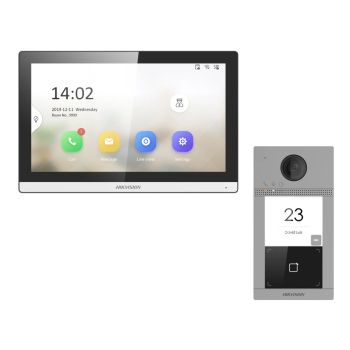 Комплекты домофонов Hikvision - Комплект домофон Hikvision DS-KH6350-WTE1 + вызывная панель DS-KV8113-WME1(C)/Europe BV
