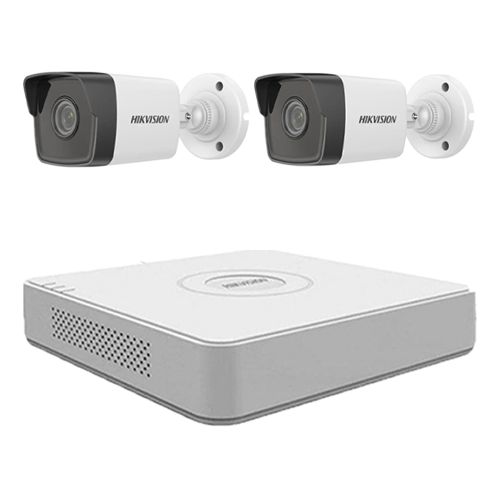 Комплекты видеонаблюдения с PoE питанием - Комплект IP видеонаблюдения Hikvision KIT-DS105