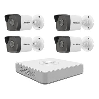 Комплекты видеонаблюдения с PoE питанием - Комплект IP видеонаблюдения Hikvision KIT-DS113