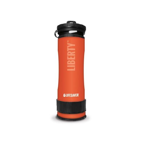 Очищувачі води - Портативна пляшка для очищення води LifeSaver Liberty Orange