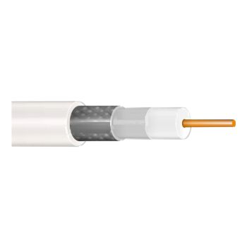 Коаксиальный кабель FinMark F 5967BV white 2x0.75power 100м