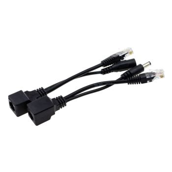 Адаптер SEVEN P-731 PoE SET black
