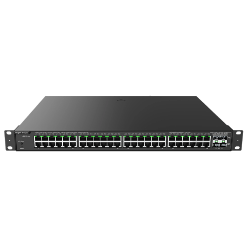 Коммутаторы Ruijie с PoE - 48-портовый управляемый коммутатор Ruijie Reyee RG-NBS3100-48GT4SFP-P