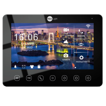 Видеодомофоны NeoLight - Видеодомофон NeoLight OMEGA+ HD WF Black