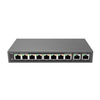 8-портовий некерований PoE комутатор Ruijie Reyee RG-ES110D-P