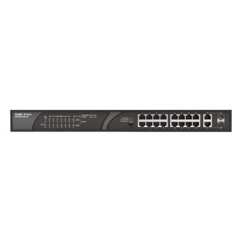 16-портовый неуправляемый PoE коммутатор Ruijie Reyee RG-ES118S-LP