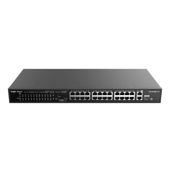 24-портовый неуправляемый PoE коммутатор Ruijie Reyee RG-ES126S-P V2