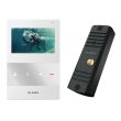 Комплект видеодомофона 4,3" Slinex ML-16HD (black)+SQ-04M (white)