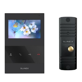 Комплект видеодомофона Slinex SQ-04 (black)+ML-16НD (black)