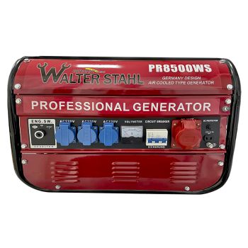Бензиновый электрогенератор Walter Stahl PR8500W 3-фазный 3 кВт