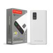 Повербанк Titanum 727S 20000mAh White