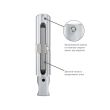 Цилиндр замка ABLOY PROTEC2 CLIQ ключ/тумблер хром 109 мм 53Hiх56Т