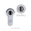 Цилиндр замка ABLOY PROTEC2 CLIQ ключ/тумблер хром 109 мм 53Hiх56Т