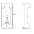 Комплект домофона Dahua DHI-VTH5221DW-S2 + вызывная панель DHI-VTO2101E-P-S2