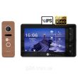 Комплект видеодомофона NeoLight NeoKit HD PRO WF (черный/бронза)