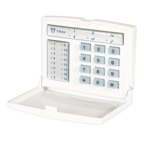 Охоронна сигналізація Tiras Technologies - Клавіатура K-LED16