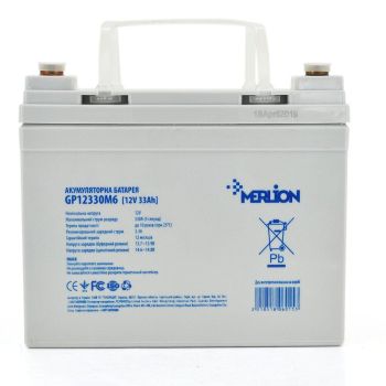 Аккумуляторная батарея MERLION AGM GP12330M6