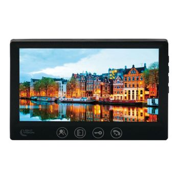 Домофоны с датчиком движения - Видеодомофон Light Vision AMSTERDAM FHD BLACK