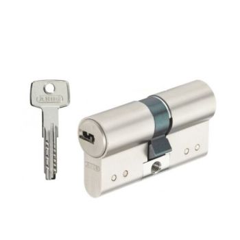 Цилиндр ABUS D15 (АБУС Д15) 90 мм (40x50) ключ-ключ никель