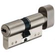 Цилиндр ABUS KD15 (АБУС КД15) 90 мм (45x45Т) ключ-тумблер никель