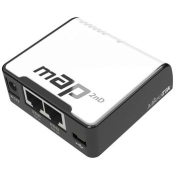 Точки доступа - 2.4GHz Wi-Fi точка доступа Mikrotik mAP (RBmAP2nD)