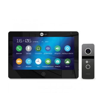 Комплект видеодомофона 10" Neolight MEZZO HD Black / Solo FHD Graphite