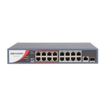 PoE комутатор Hikvision DS-3E0318P-E/M (B)