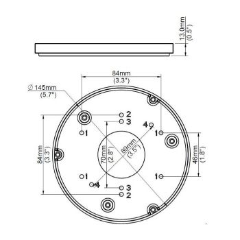Переходная пластина Uniview TR-SM04-IN