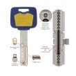Цилиндр MUL-T-LOCK MT5+ ключ/ключ никель сатин 100 мм 40х60