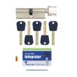 Циліндр MUL-T-LOCK INTEGRATOR ключ/тумблер нікель 80 мм