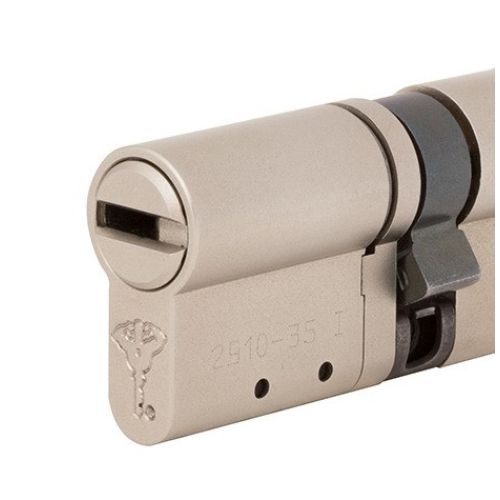 Цилиндр для замка MUL-T-LOCK - Цилиндр замка MUL-T-LOCK INTERACTIVE+ CLIQ ключ/половинка никель сатин 44.5 мм 35iх95