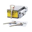 Цилиндр Abloy Protec2 ключ/тумблер (Финляндия) 77 мм 41/36T матовый хром