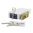 Цилиндр Abloy Protec2 ключ/ключ (Финляндия) 147 мм 41/106 матовая латунь