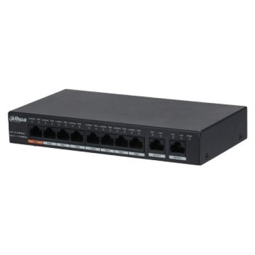 Коммутаторы на 6 портов - 8-портовый коммутатор Dahua DH-PFS3010-8GT-96