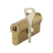 Цилиндр Abloy Protec2 ключ-ключ 127 мм латунь