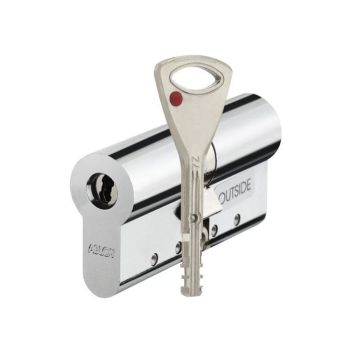 Цилиндр Abloy Protec2 ключ/ключ 157 мм 106/51 (матовый хром)