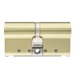Цилиндр ABLOY NOVEL 110 мм 52,5x57,5 ключ-ключ золото, ключ 35 мм